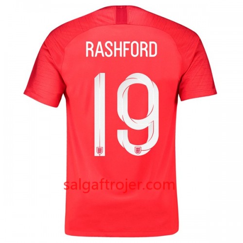 England Fodboldtrøjer Rashford 19 Udebanesæt VM 2018 England Fodboldtrøjer Rashford 19 Udebanesæt VM 2018